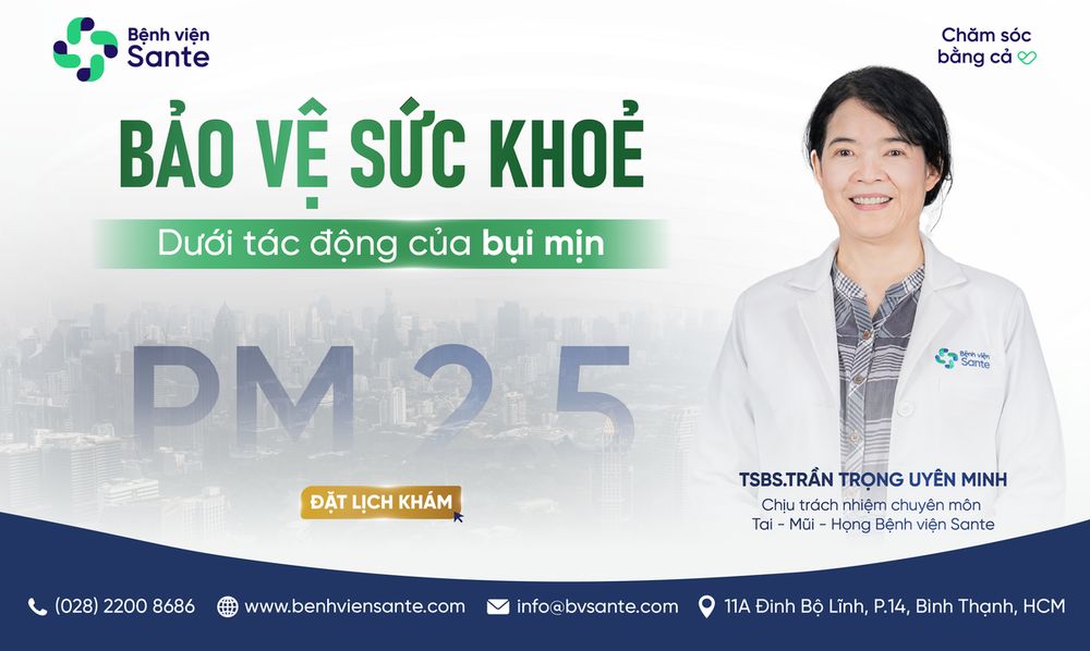 BẢO VỆ SỨC KHOẺ DƯỚI TÁC ĐỘNG CỦA BỤI MỊN